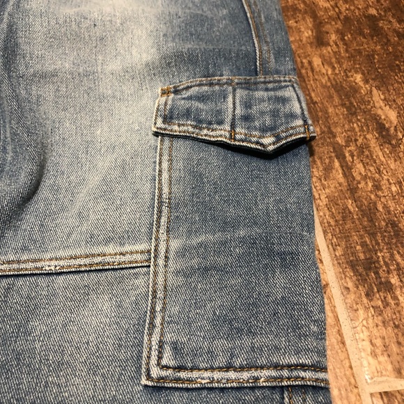 ROBERT RODRIGUEZ Crop Drop Crotch Cargo JEANS 26 Cropped Rustic - Picture 6 of 12